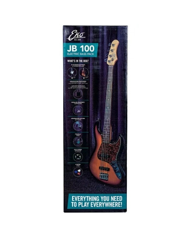 Eko Guitars JB-100 Pack SUNBURST