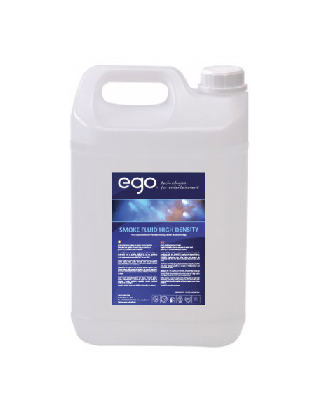 EGO - SMOKE FLUID - HIGH DENSITY - Universal dense fluid for smoke machines, slow dispersion, high density, 5 L can