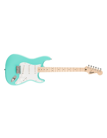 Squier Sonic® Stratocaster® HT, Maple Fingerboard, White Pickguard, Sea Foam Green